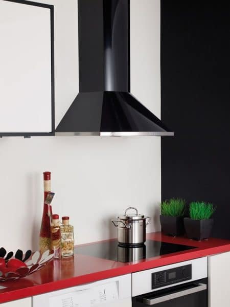 Spiskåpa Elegant-E/F 60cm svart - Bild 2